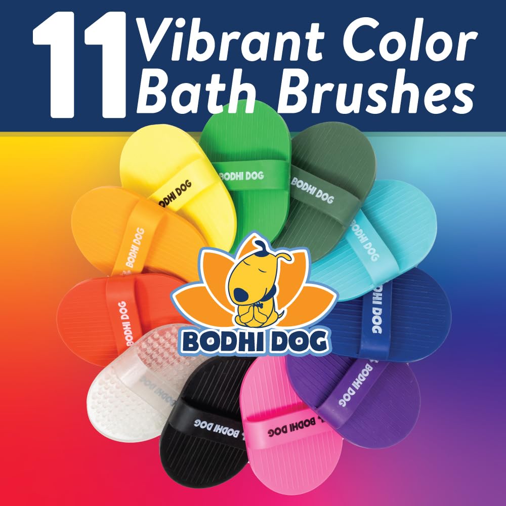 Bodhi Dog Rubber Bath & Grooming Brush β Blue