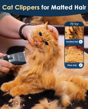 oneisall Cordless Cat Clippers — Blue