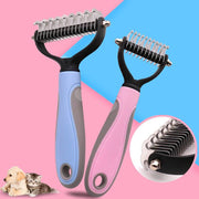 Montoutous Deshedding Brush for Dogs & Cats